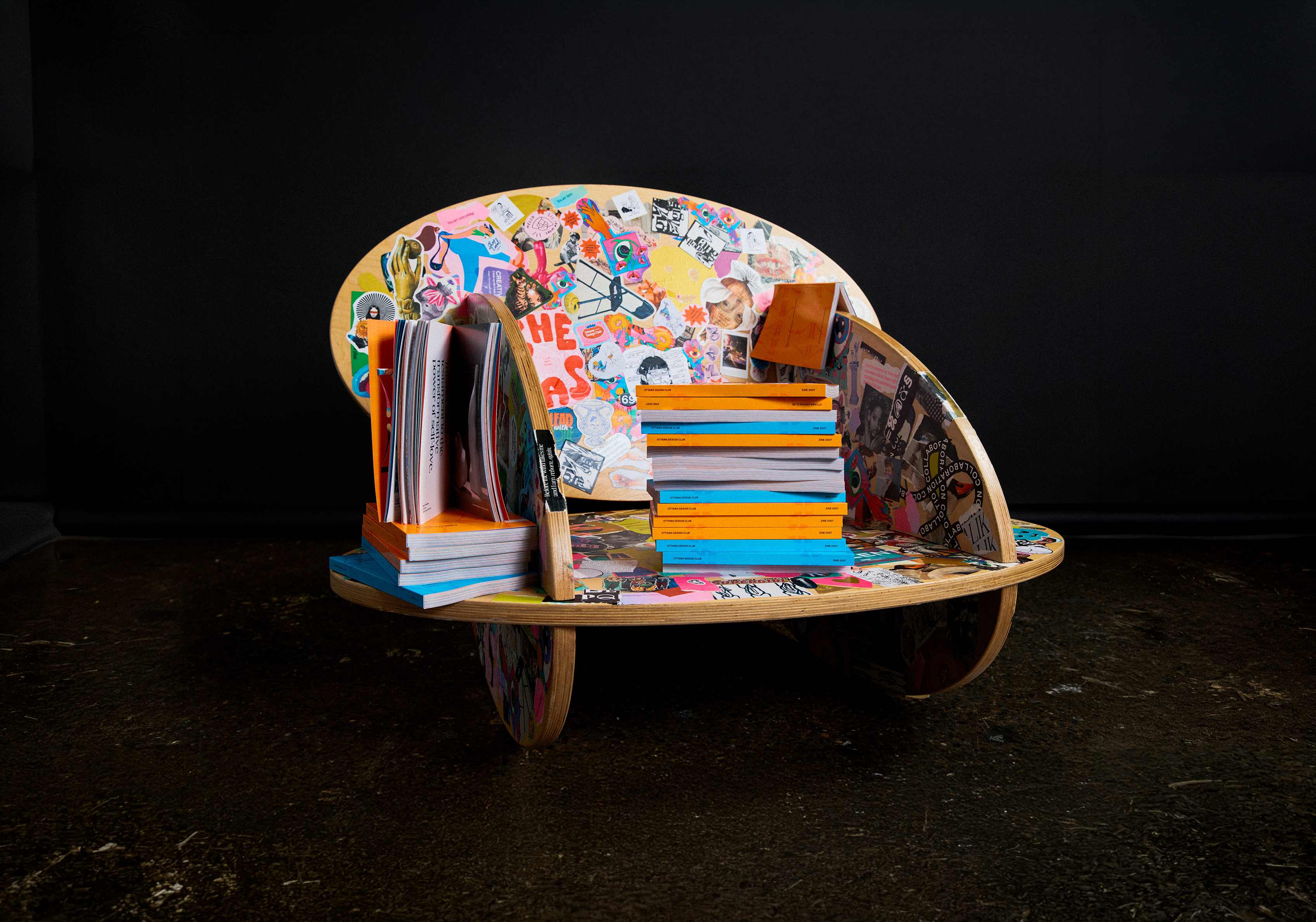 Building Bridges installation chair